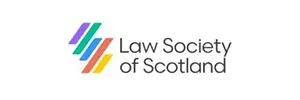 A logo of the law society of scotland